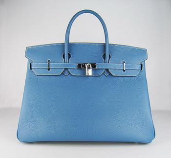 HBK40MBS008 Hermes 40CM Medio Blu (argento)